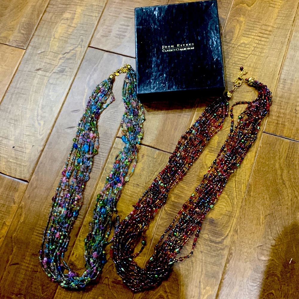 Joan Rivers beaded necklace